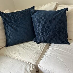 D.V. Kap Home Navy Accent Pillows 2